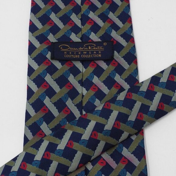 Oscar de la Renta Silk Tie - Picture 6 of 9
